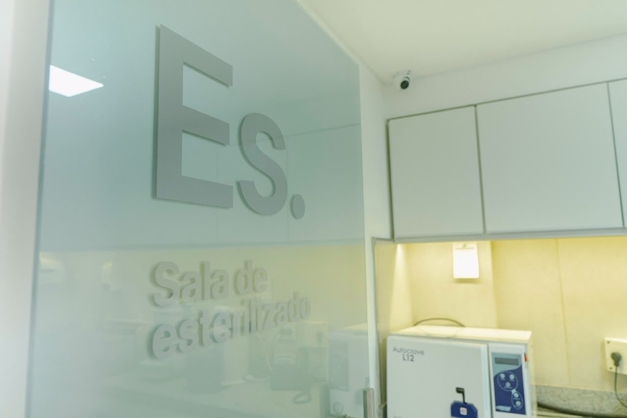 Sala de esterilización de la clínica